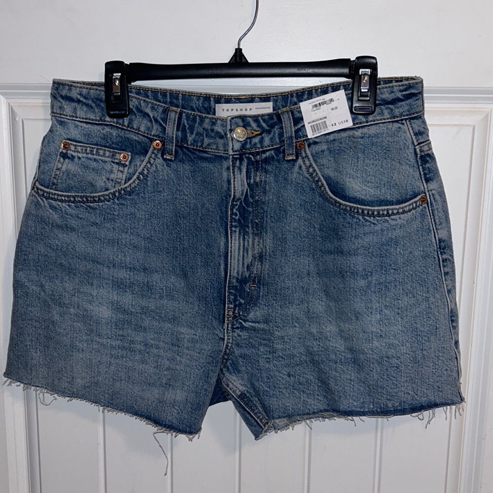 Topshop A line Jean shorts